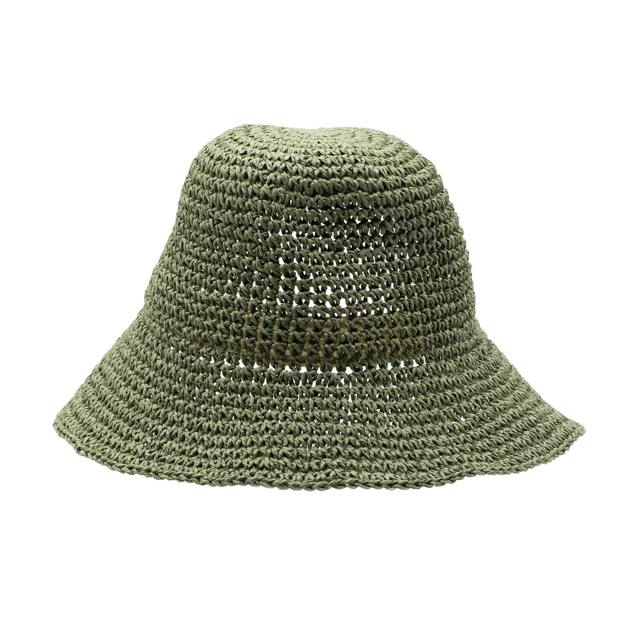 Chapéu de sol de palha flexível Nomad Sari - Verde Musgo