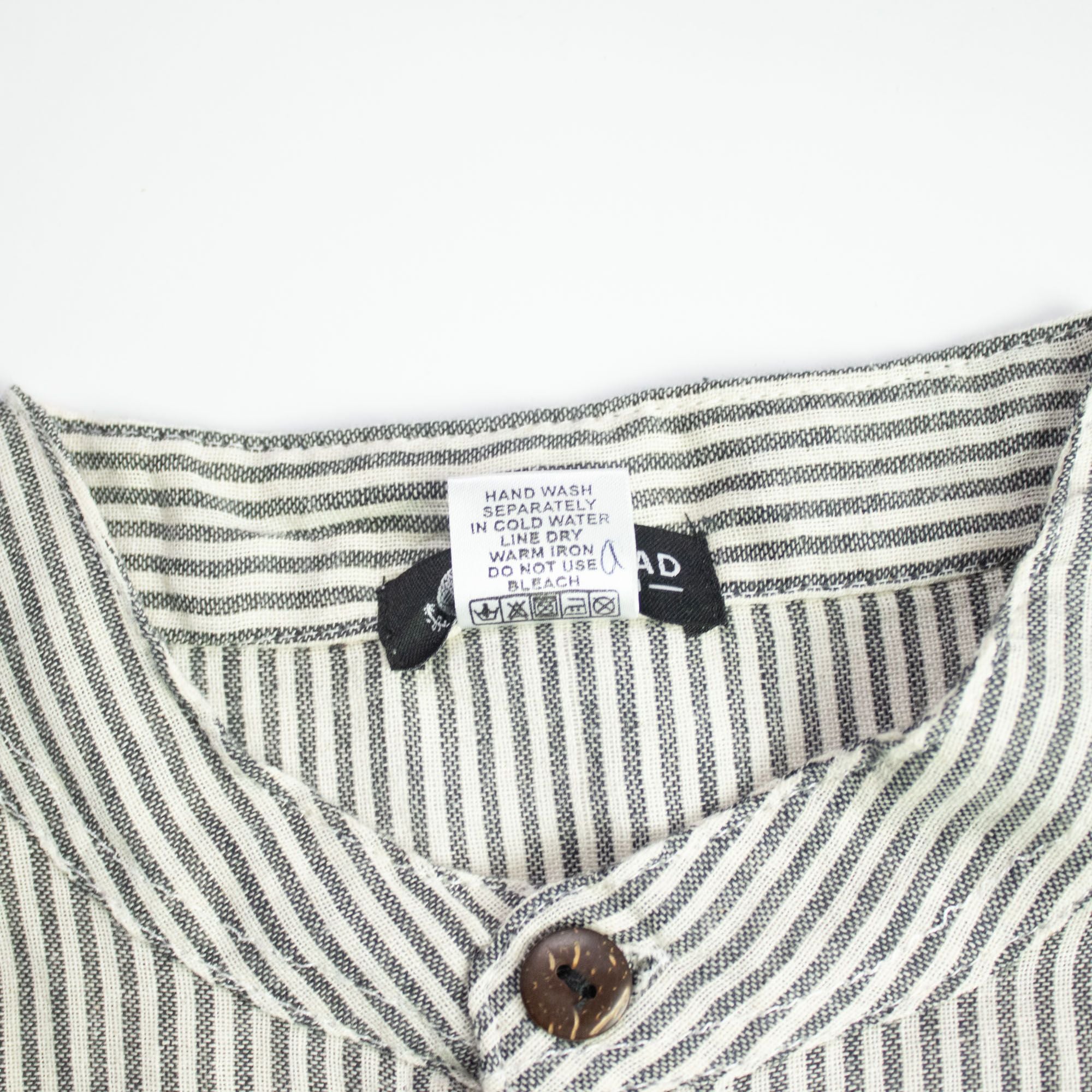 Camisa Nomad Sari Grandad - Cinza Pedra - Tamanho Médio