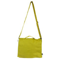 Bolsa de mensajero de lona de algodón para portátil - Mostaza