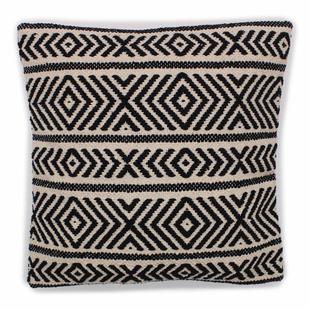 Capa de almofada clássica - Estampa tribal - 45x45cm