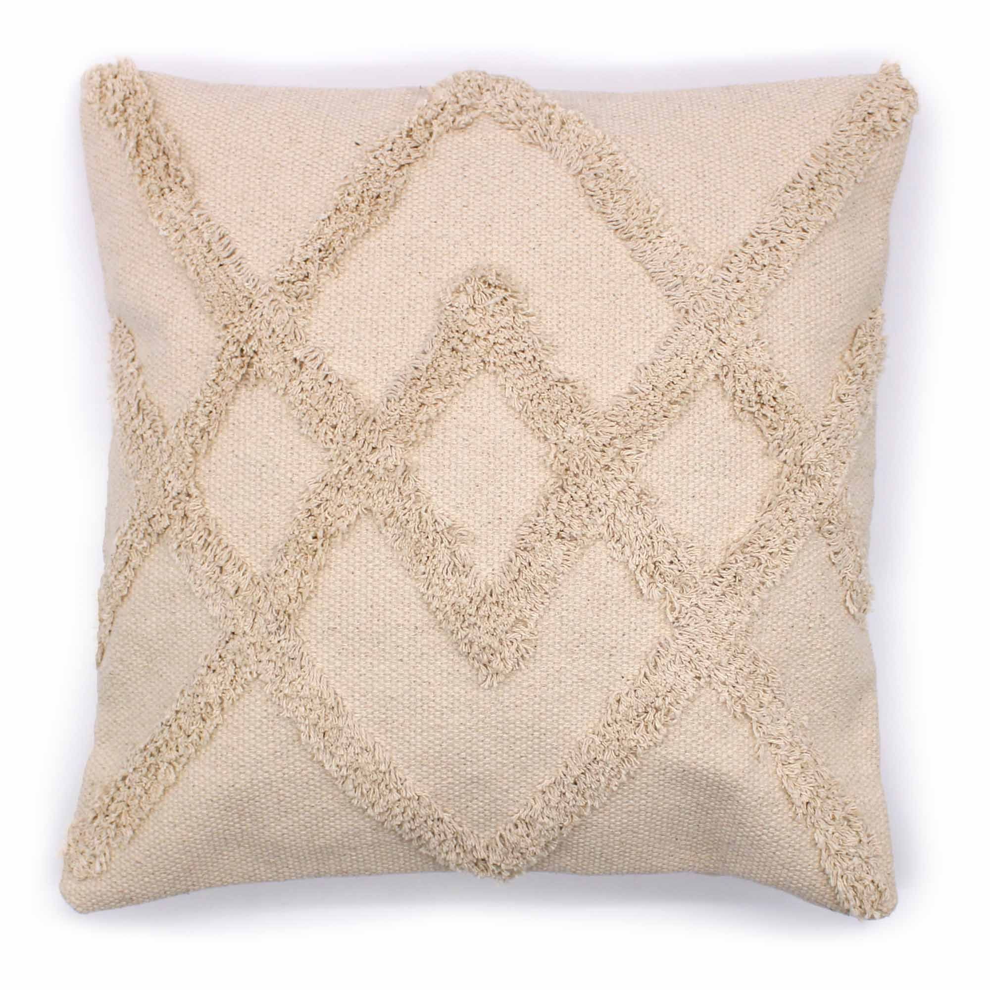 Capa de almofada clássica - Creme - 45x45cm