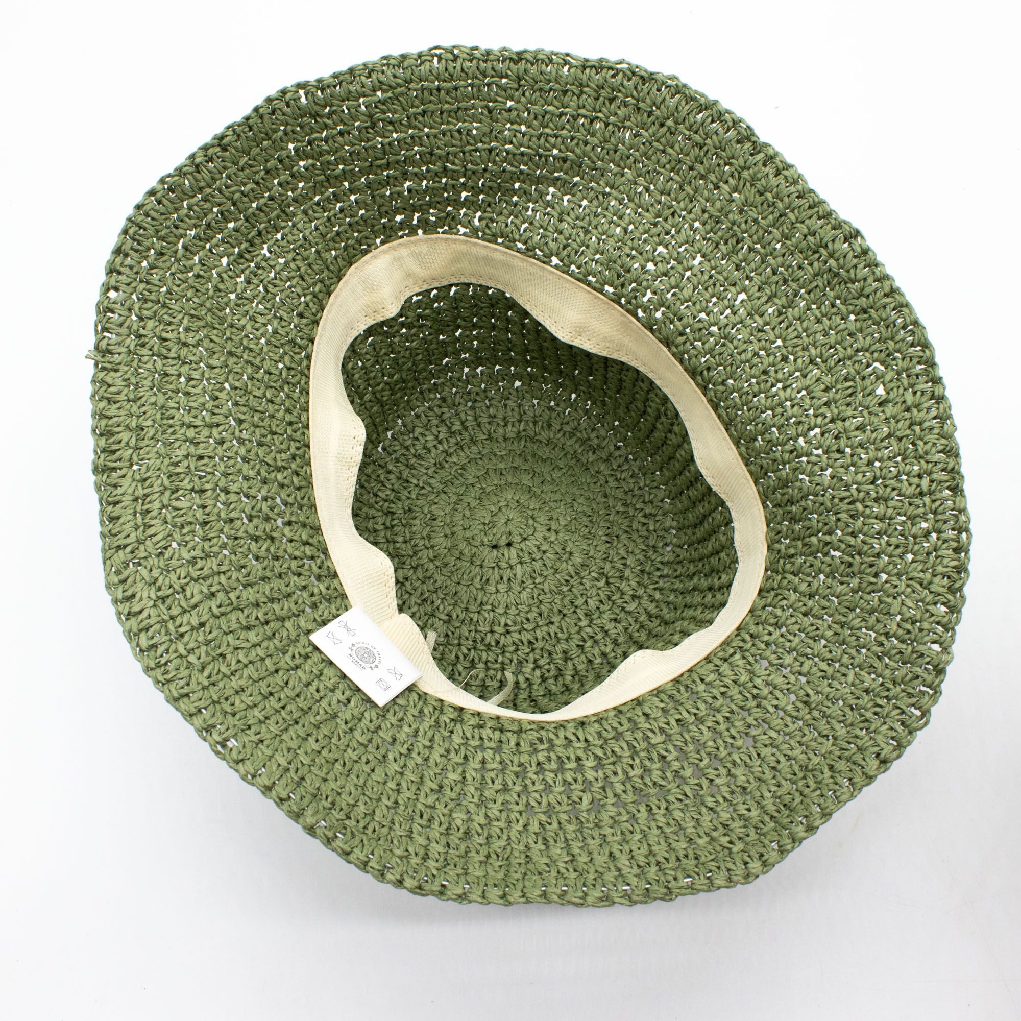 Chapéu de sol de palha flexível Nomad Sari - Verde Musgo