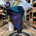 Pantalones de yoga y festivales - Aladdin Himalayan Print en morado