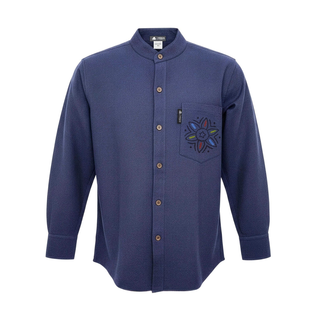 Nomad Sari Kathmandu Hemd - Indigo - Medium
