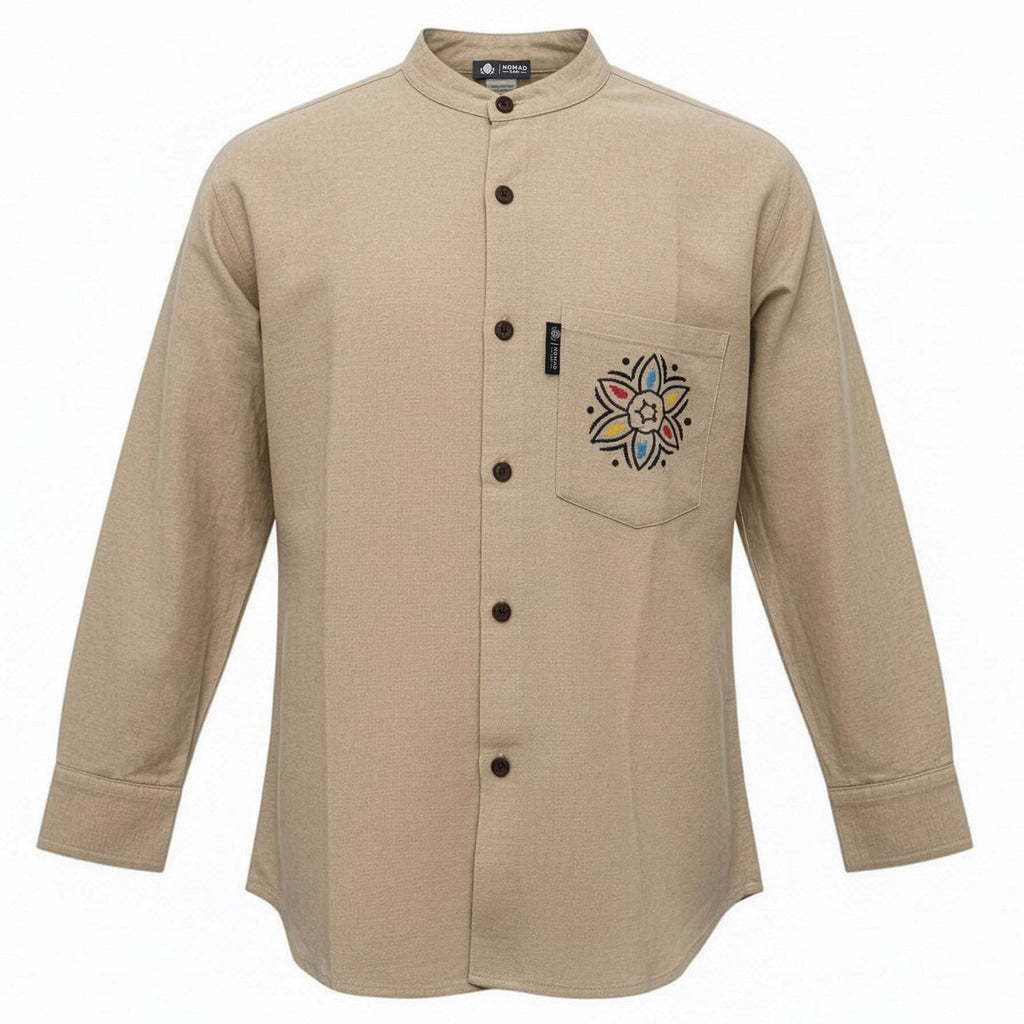 Camisa Nomad Sari Kathmandu - Piedra - XL