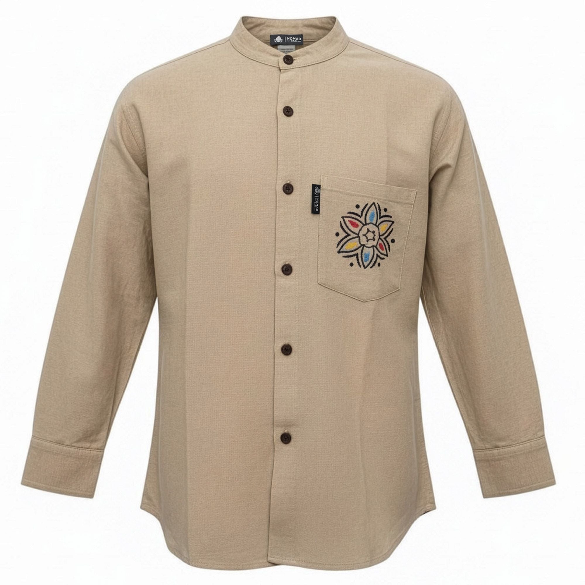 Camisa Nomad Sari Kathmandu - Piedra - XL