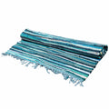Tapete de retalhos para quarto - 150x200cm - Qualidade Premium - Azul Água