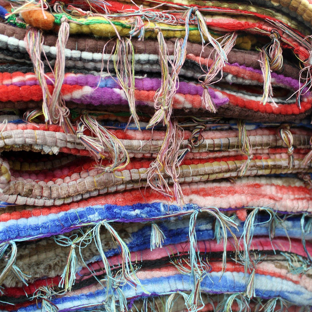 Tapete pequeno de retalhos - 50x90cm