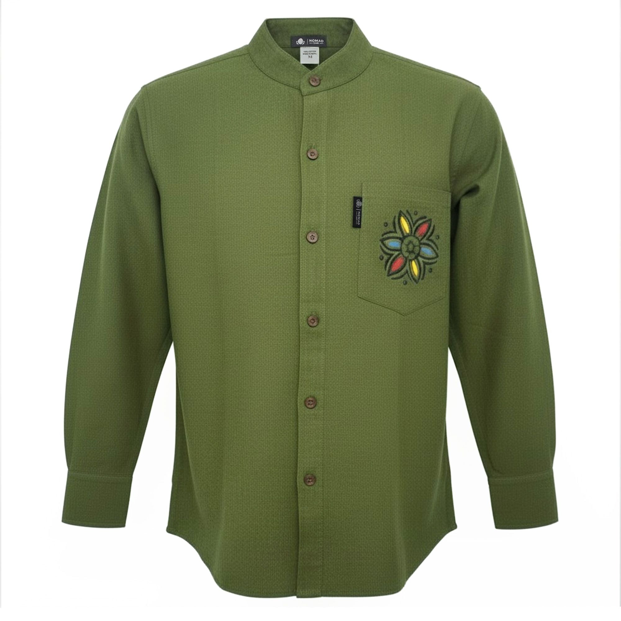 Camisa Nomad Sari Kathmandu - Verde Bosque - XL