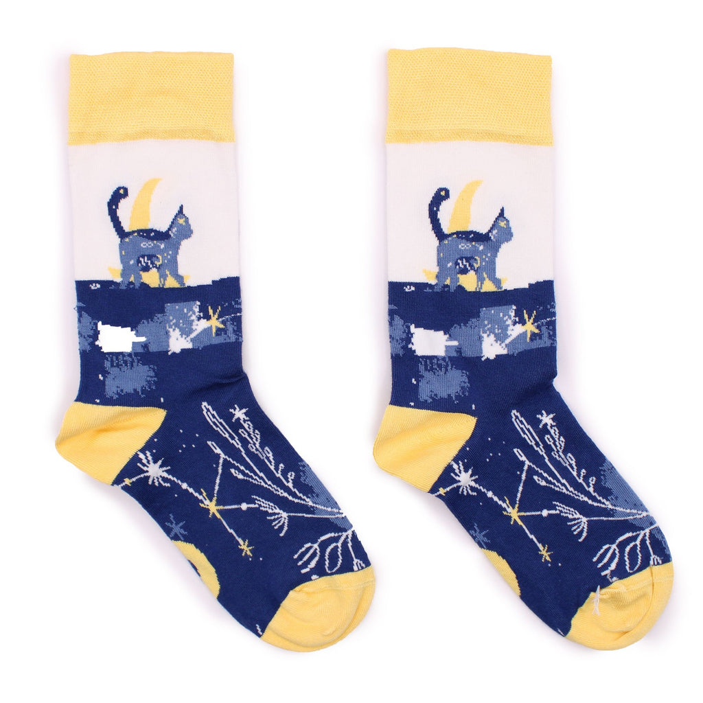 Meias de bambu Hop Hare (P/M) - Midnight