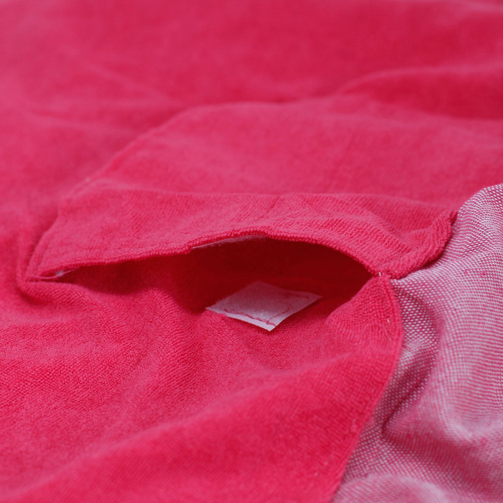 Baumwoll-Pareo-Handtuch - 100x180 cm - Warmes Rosa