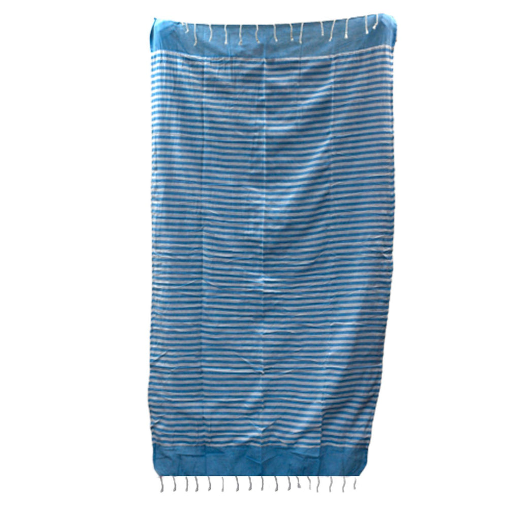Baumwoll-Pareotuch - 100 × 180 cm - Hellblau