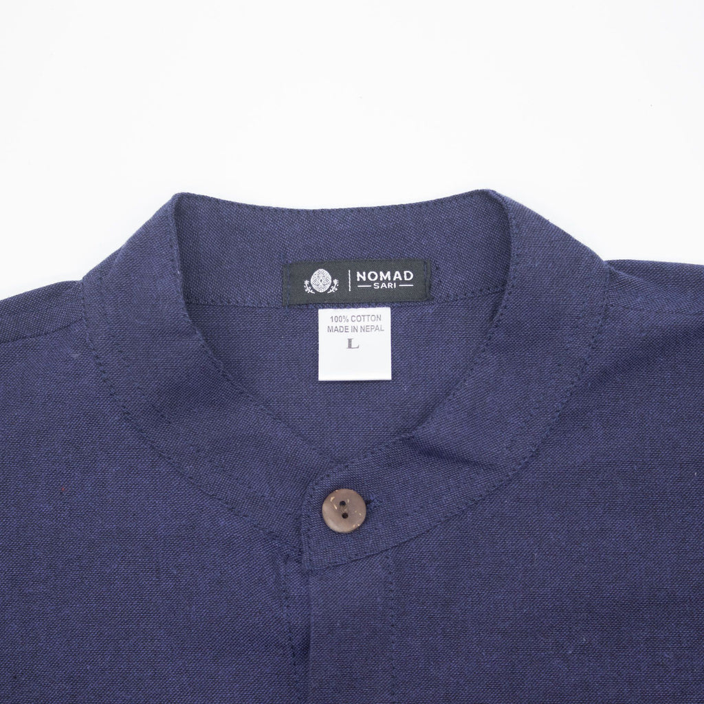 Nomad Sari Kathmandu Hemd - Indigo - Medium