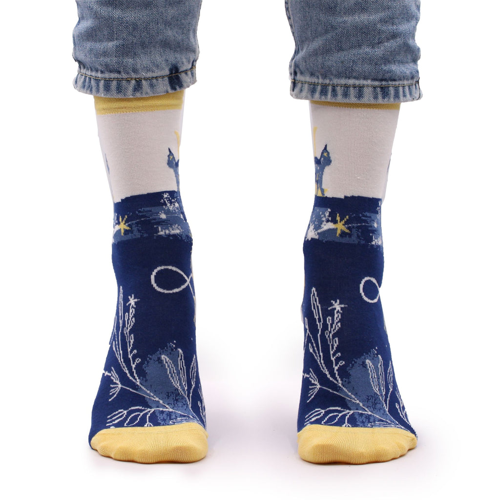 Meias de bambu Hop Hare (P/M) - Midnight