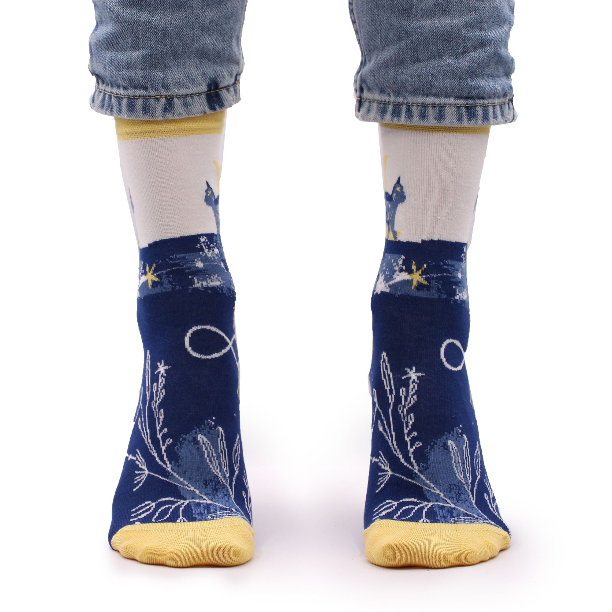Meias de bambu Hop Hare (P/M) - Midnight
