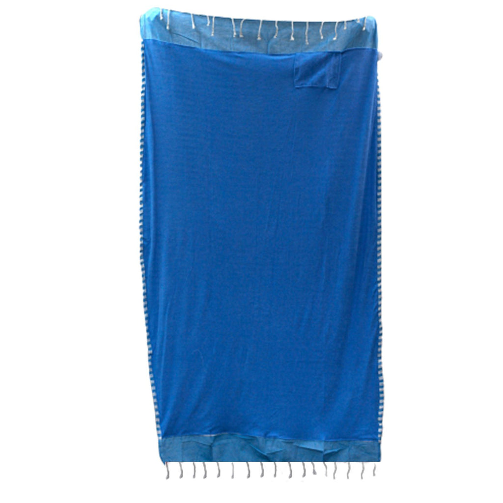 Baumwoll-Pareotuch - 100 × 180 cm - Hellblau