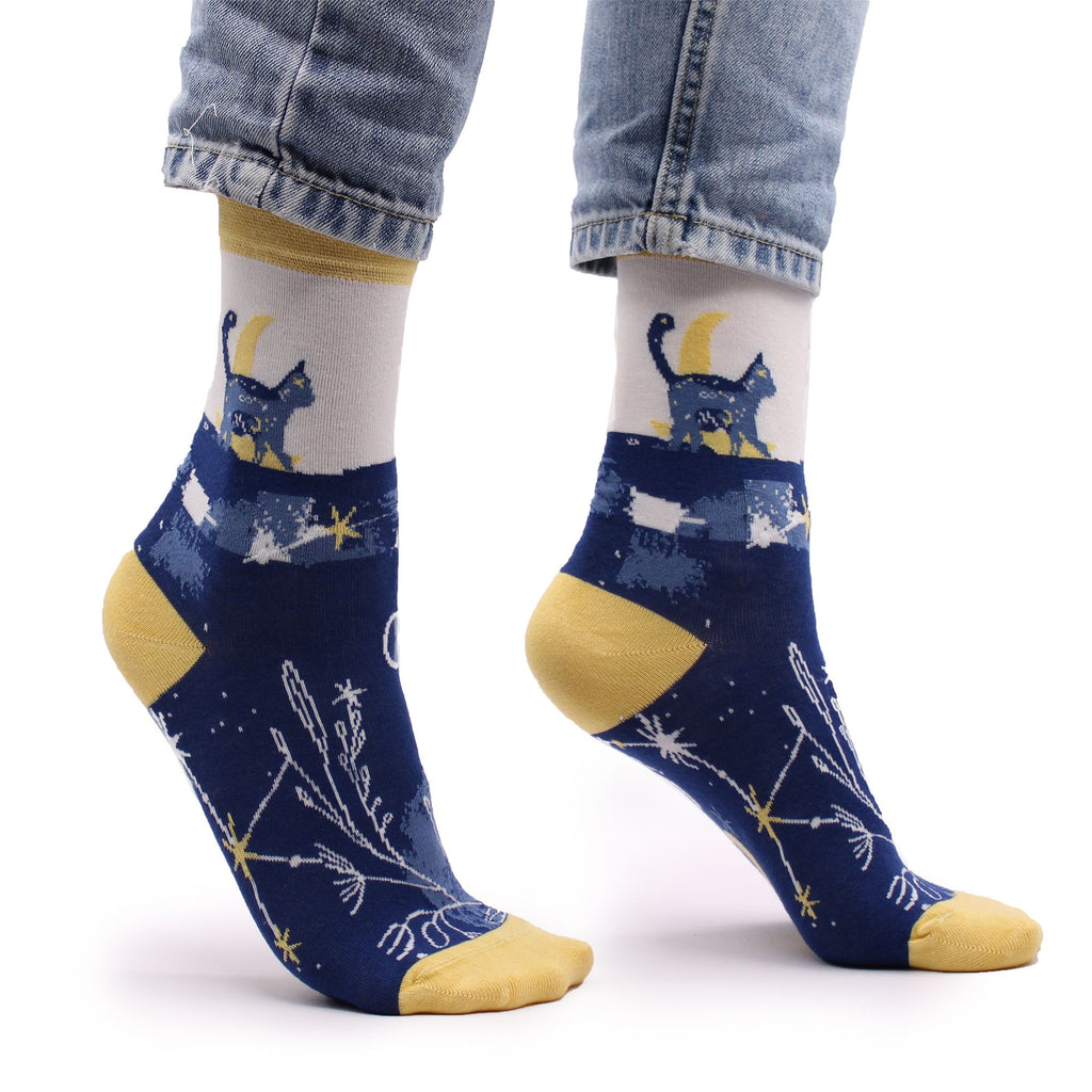 Meias de bambu Hop Hare (P/M) - Midnight
