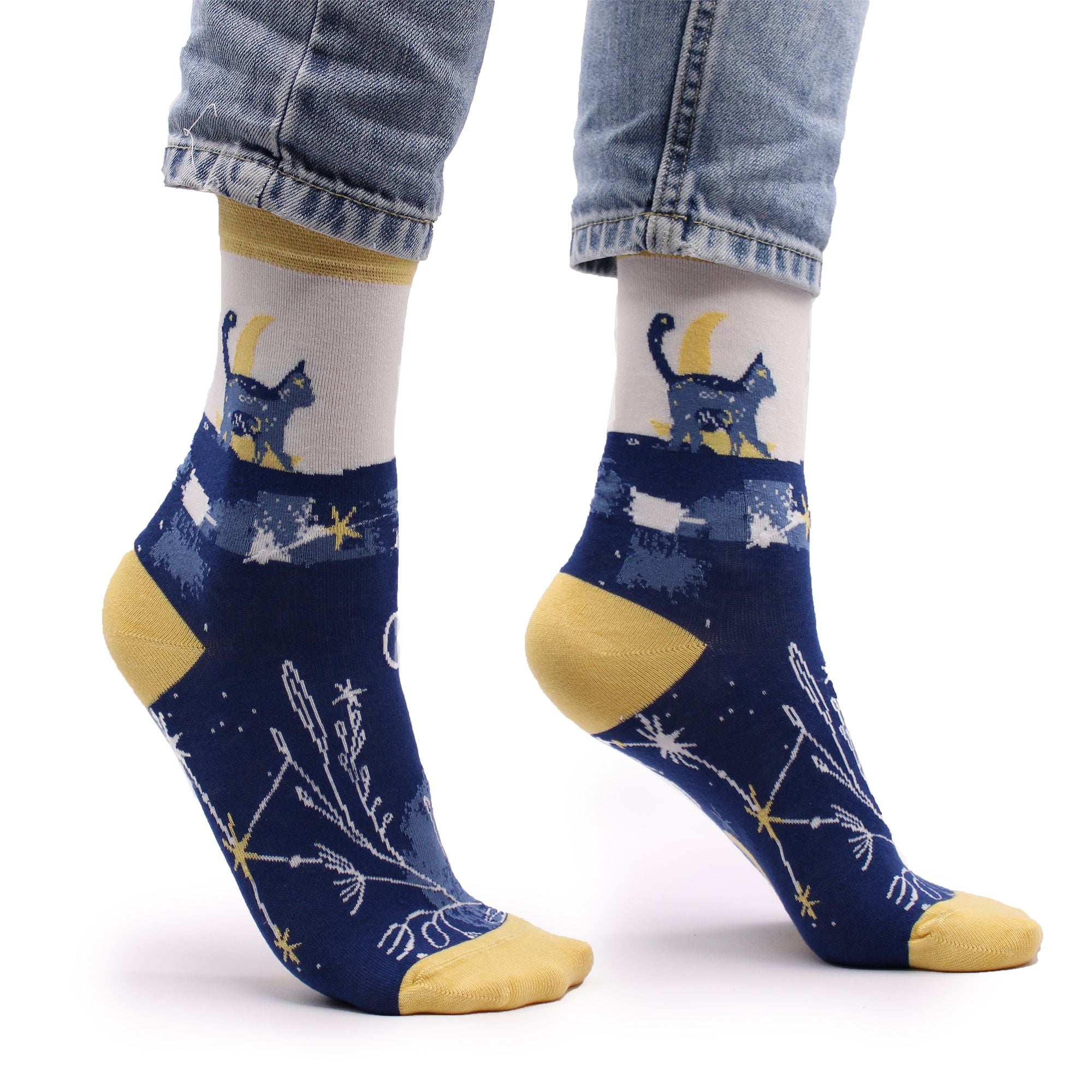 Meias de bambu Hop Hare (P/M) - Midnight