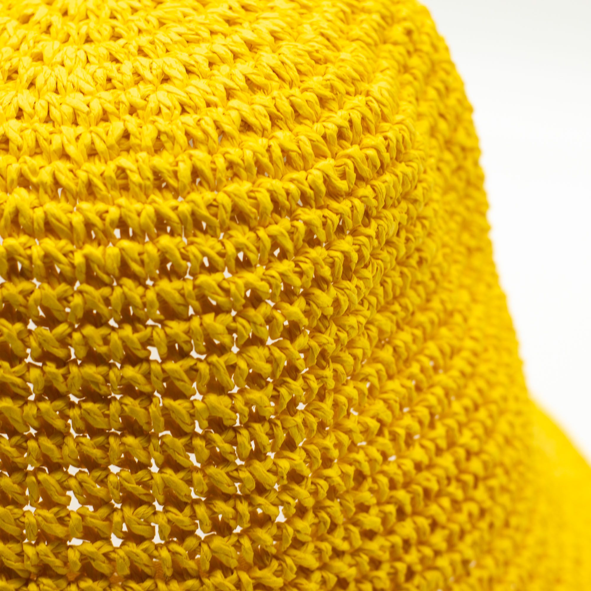 Nomad Sari Sombrero de Paja de Ala Ancha para Sol - Amarillo