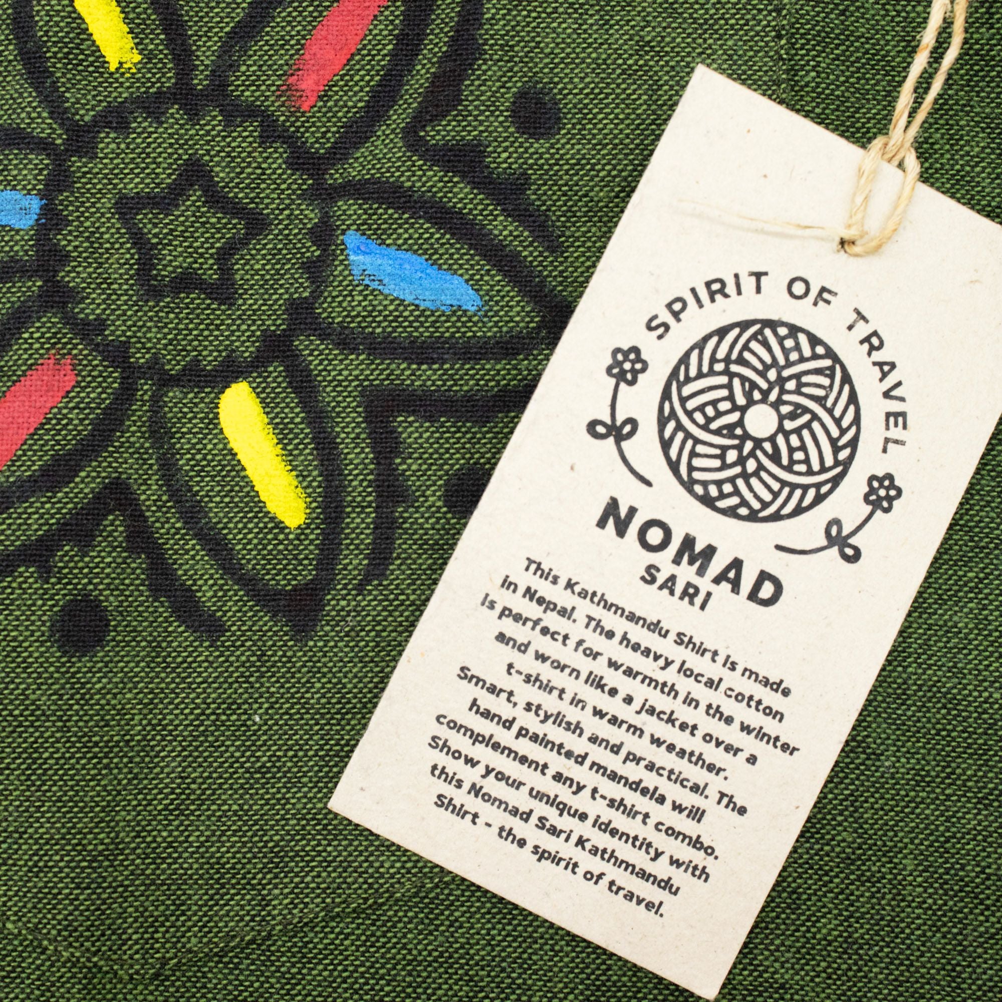 Camisa Nomad Sari Kathmandu - Verde Floresta - Tamanho Médio