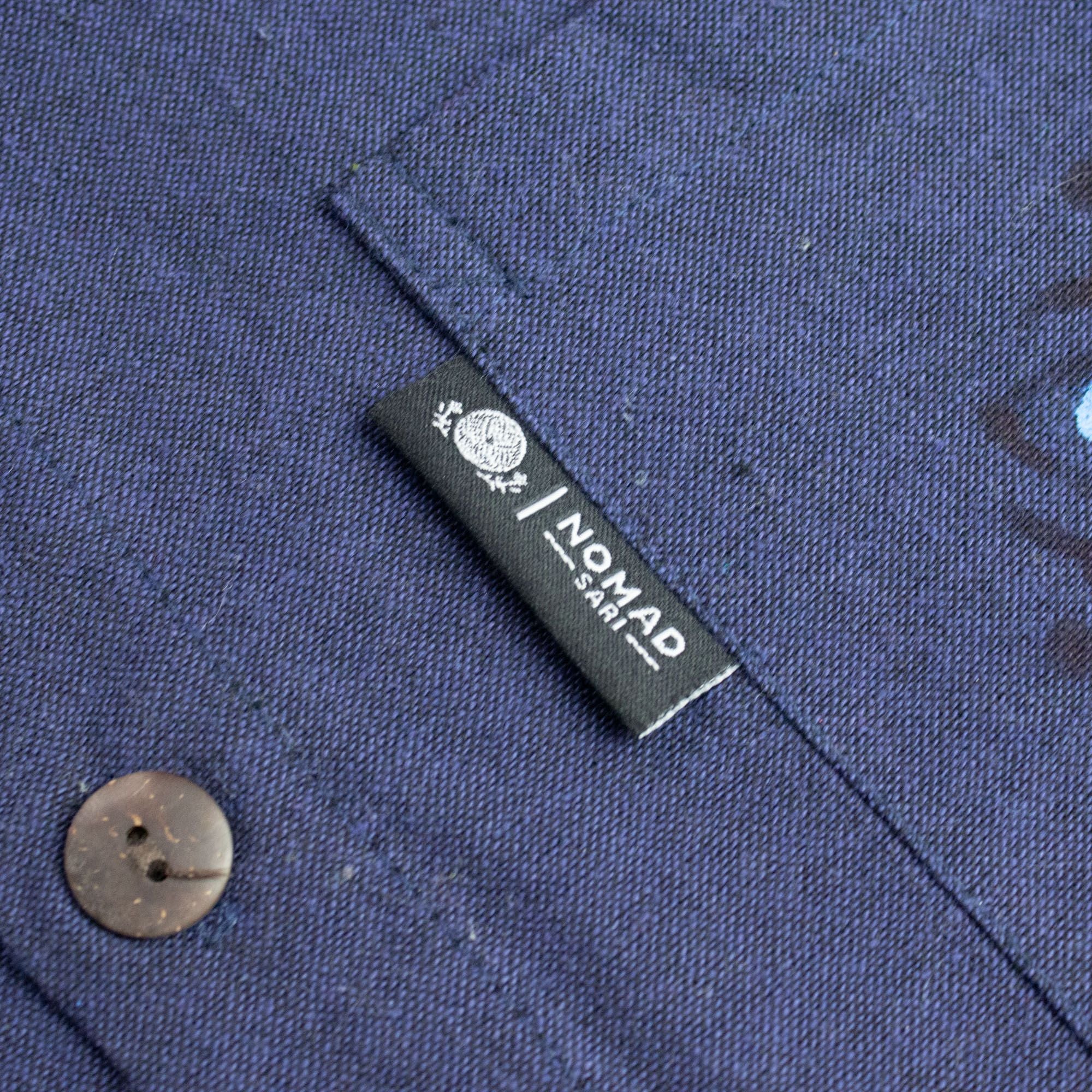 Camisa Nomad Sari Kathmandu - Indigo - XL