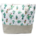 Shopper-Tasche mit Seilgriff – Mini-Kaktus