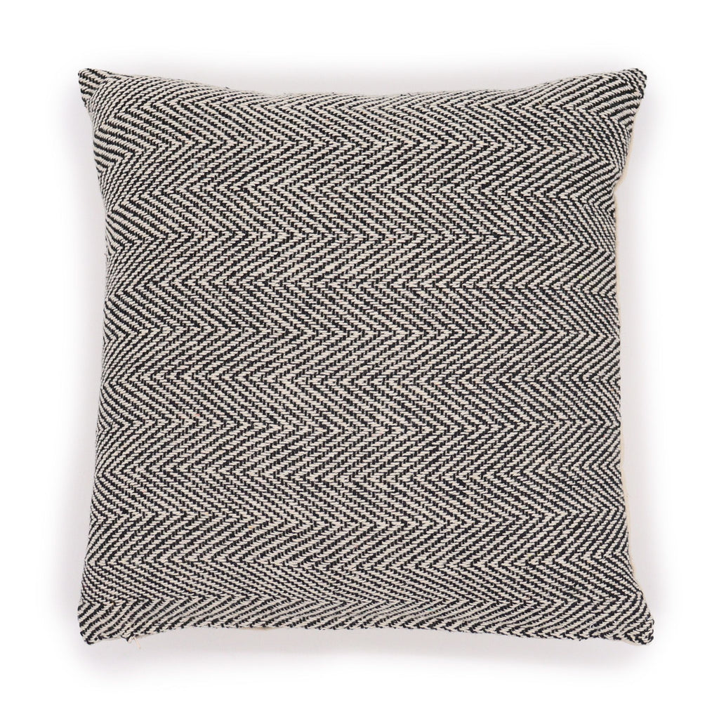 Capa de almofada clássica - Chevron cinzento - 40x40cm
