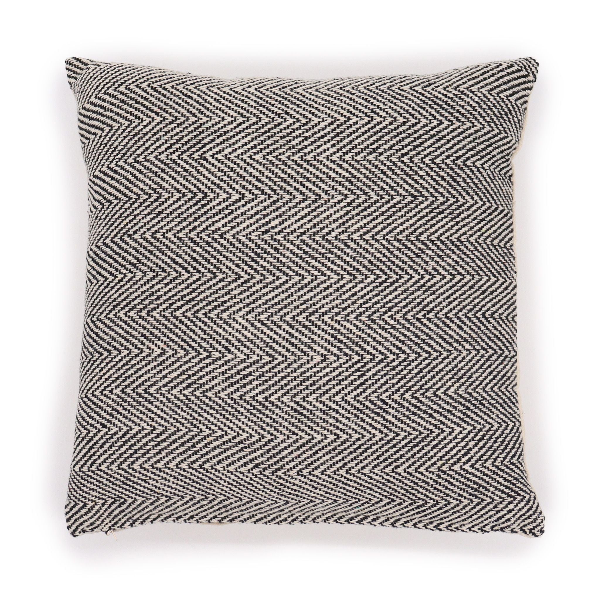 Capa de almofada clássica - Chevron cinzento - 40x40cm