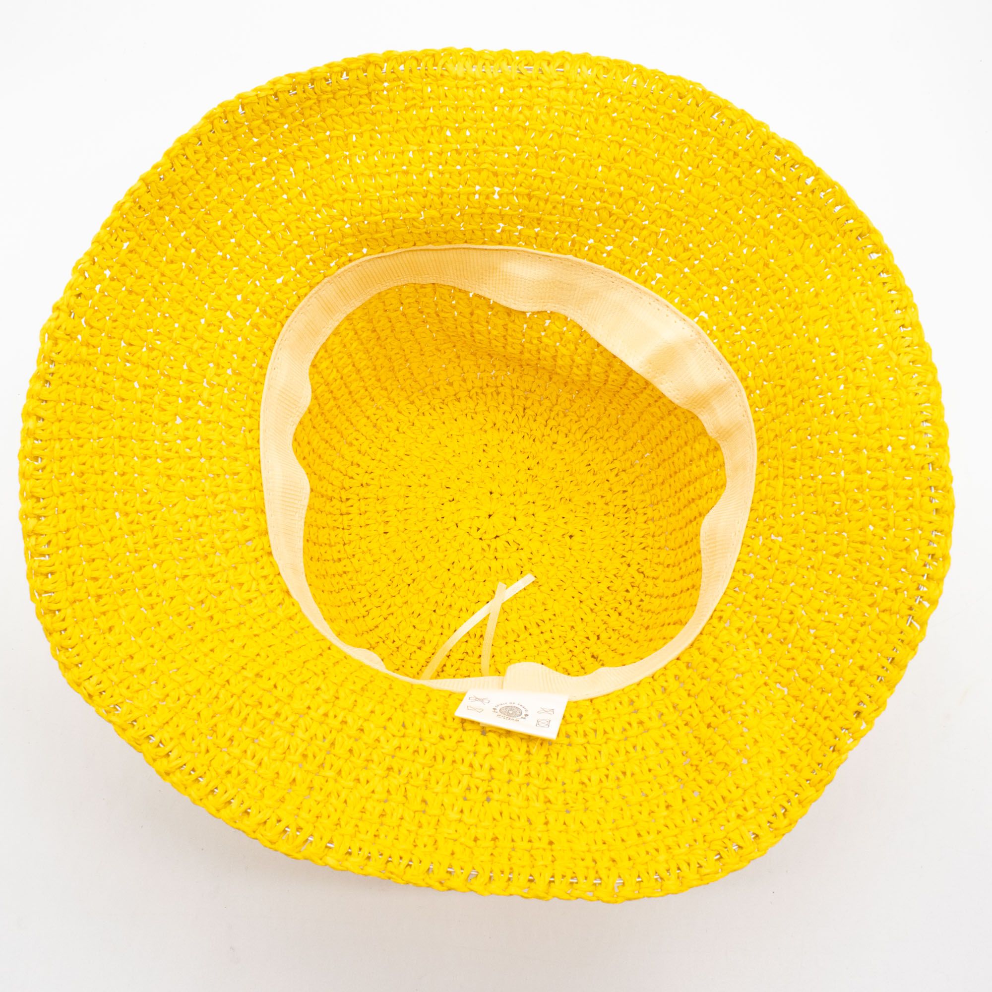 Nomad Sari Sombrero de Paja de Ala Ancha para Sol - Amarillo