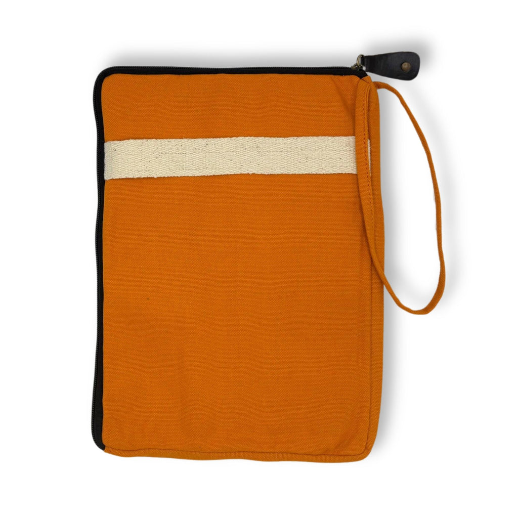Funda de lona para portátil Hop Hare - Naranja