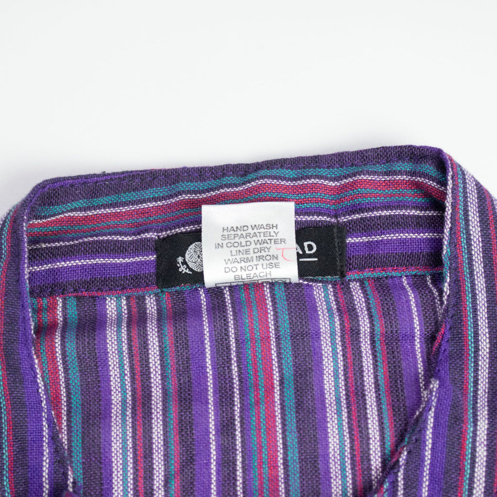 Camisa Nomad Sari Grandad - Preta e Roxa - Tamanho XL