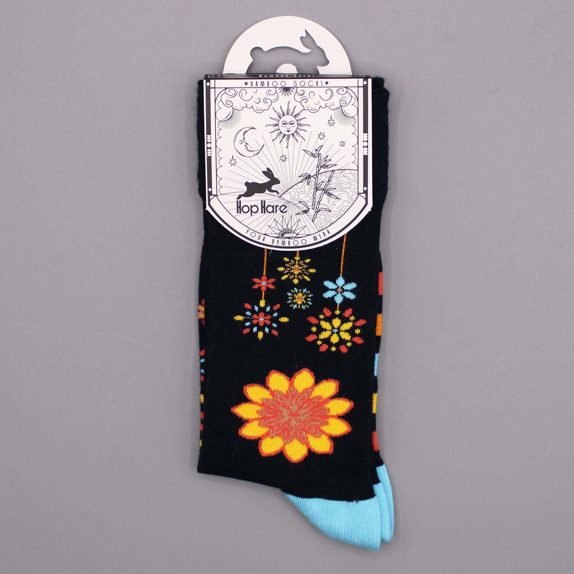 Meias Hop Hare Bamboo (P/M) - Estampado Mandalas