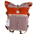 Mochila para Senderismo de Cáñamo - Naranja Atardecer