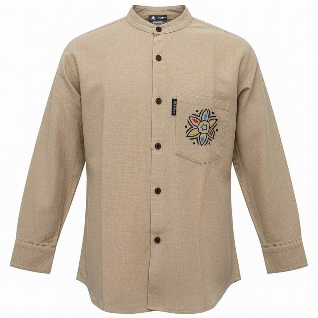 Camisa Nomad Sari Kathmandu - Cor Pedra - Tamanho XXL