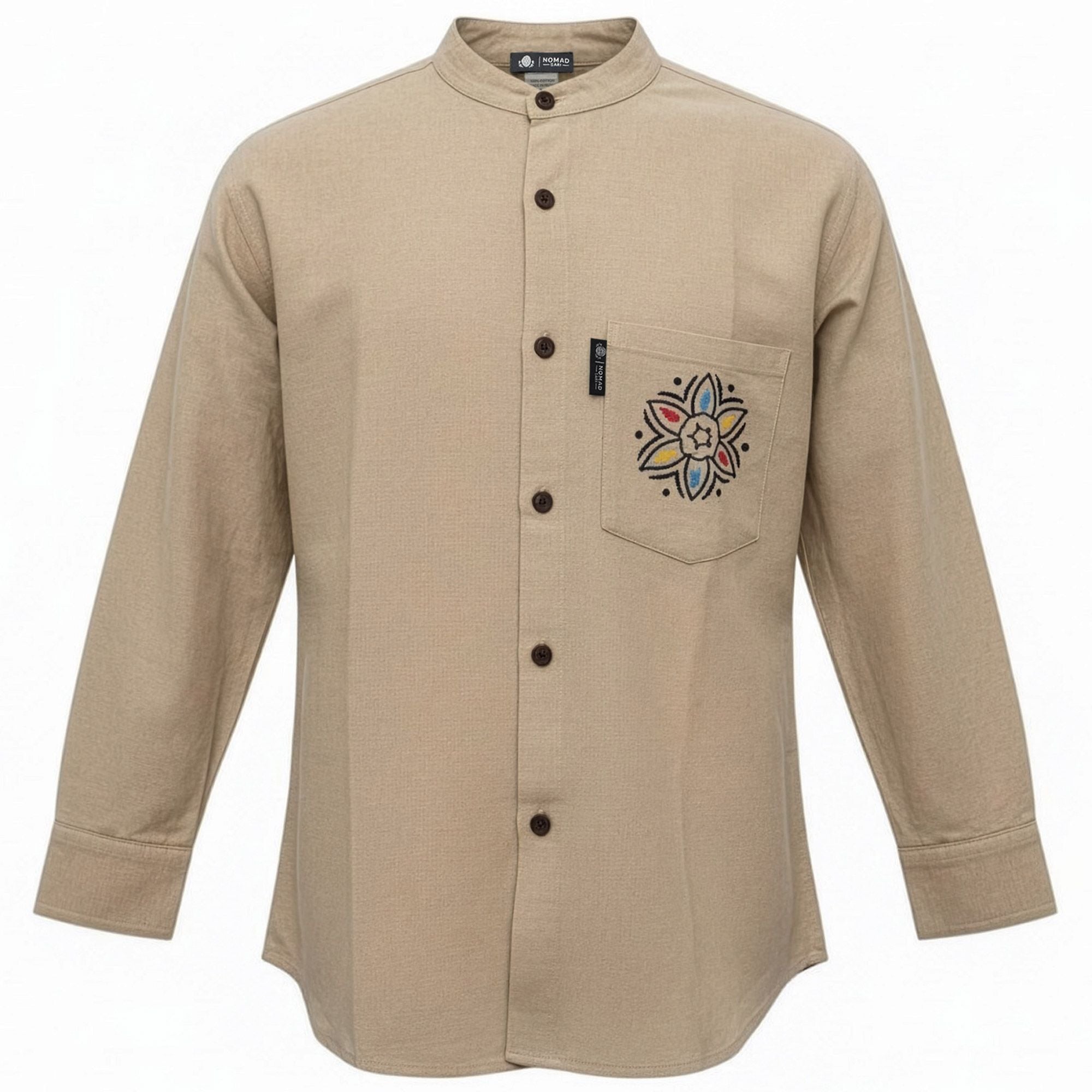 Camisa Nomad Sari Kathmandu - Cor Pedra - Tamanho XXL