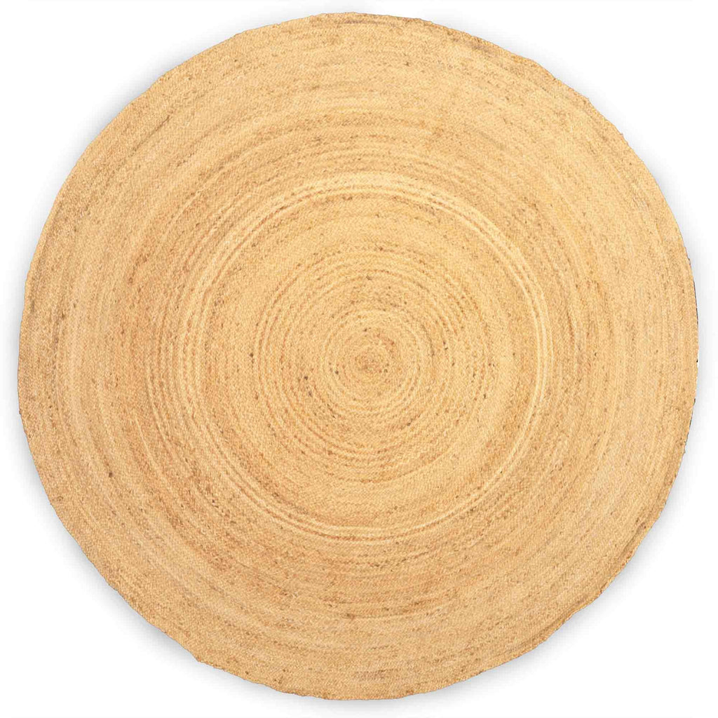 Tapete redondo extragrande de juta 200 cm