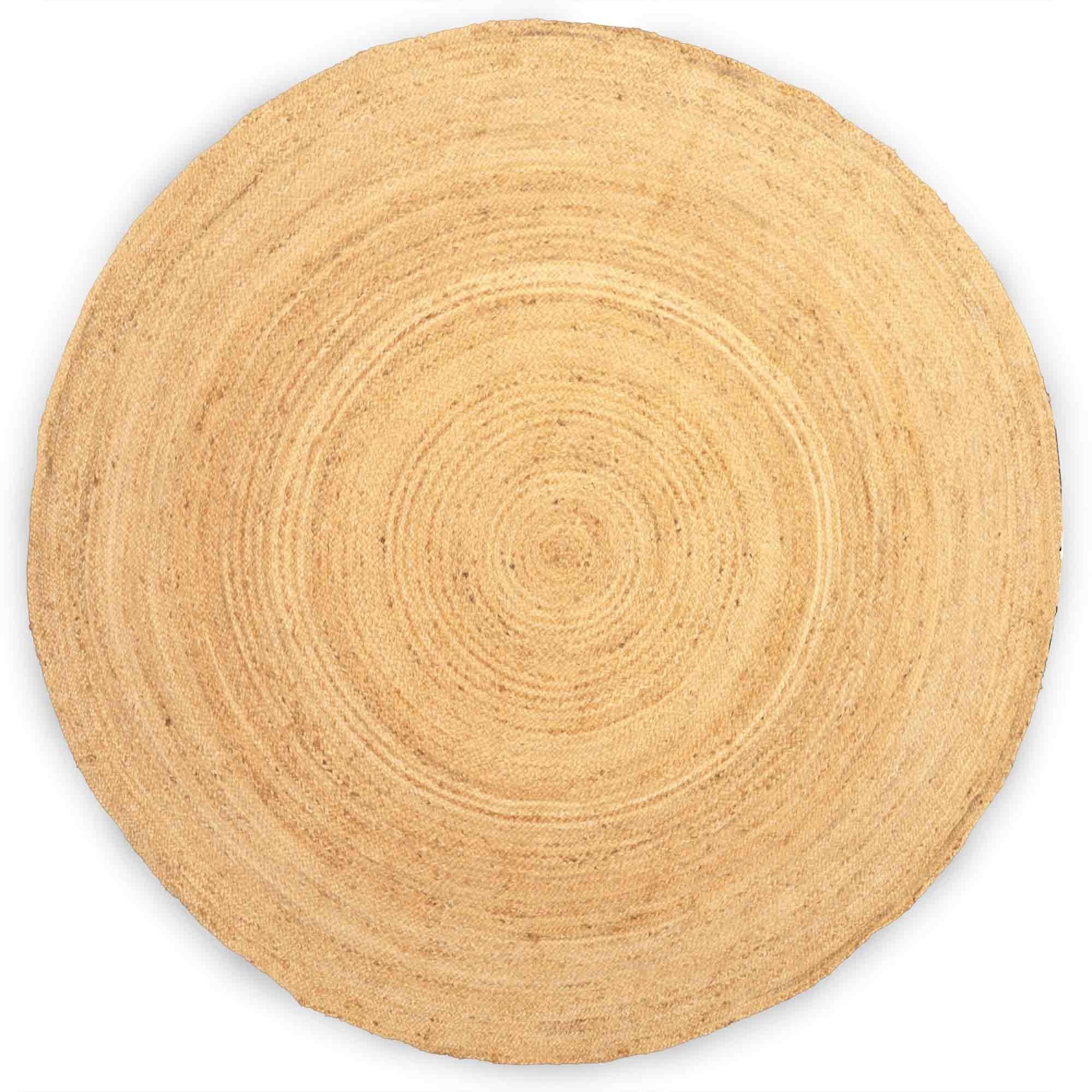 Alfombra redonda extragrande de yute 200 cm