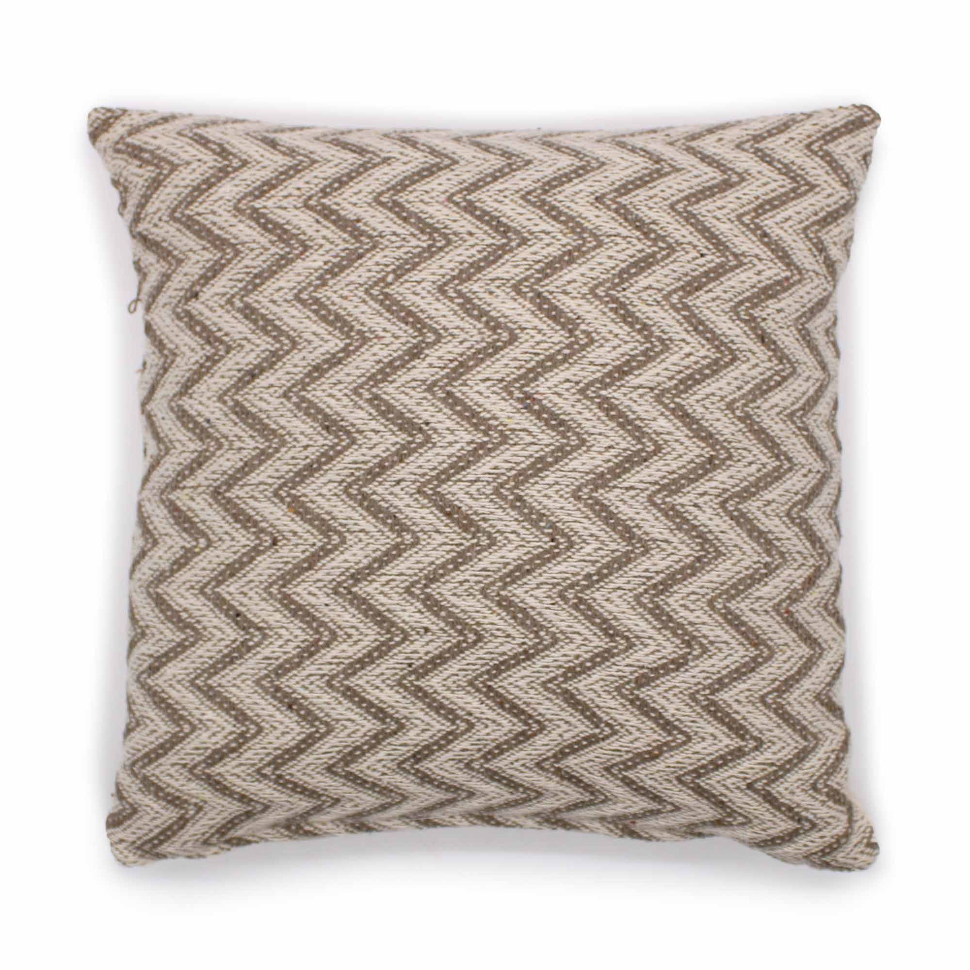 Capa de almofada clássica - Chevron largo cinzento - 40x40cm