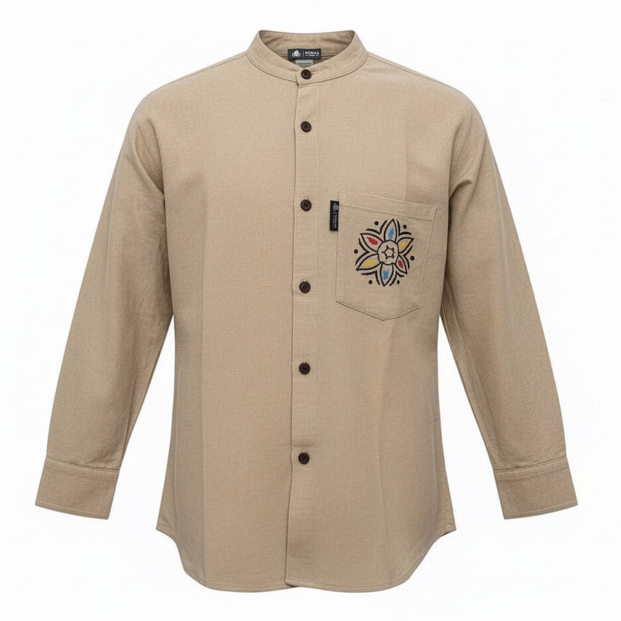 Camisa Nomad Sari Kathmandu - Cor Pedra - Tamanho Grande
