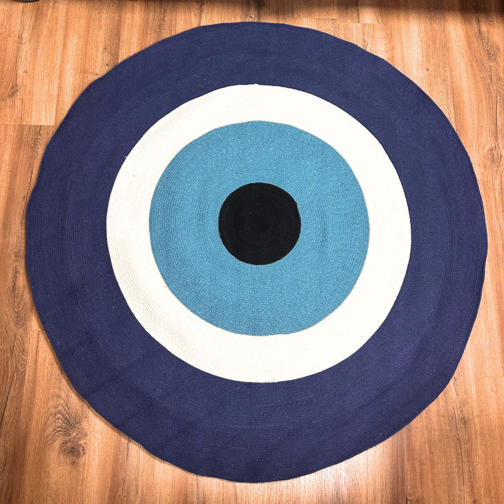 Teppichböden Seil Baumwolle böses Auge 150cm