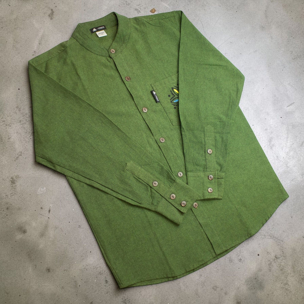 Camisa Nomad Sari Kathmandu - Verde Floresta - Tamanho Grande