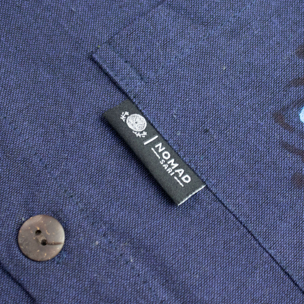 Nomad Sari Kathmandu Hemd - Indigo - Medium