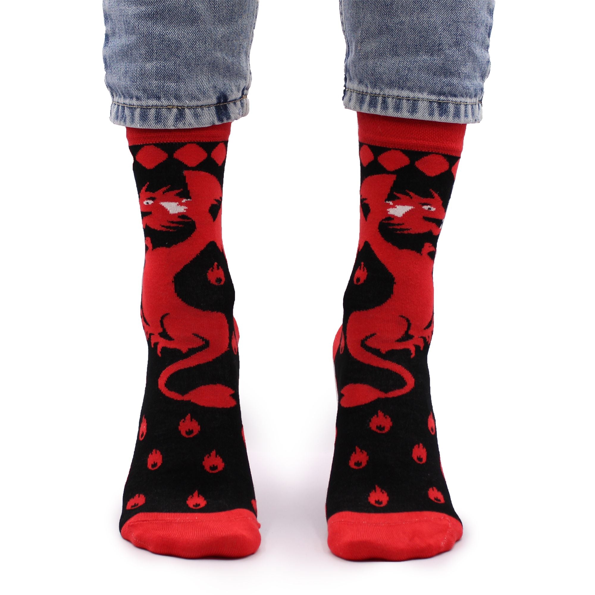 Meias Hop Hare Bamboo (P/M) - Dragão Vermelho