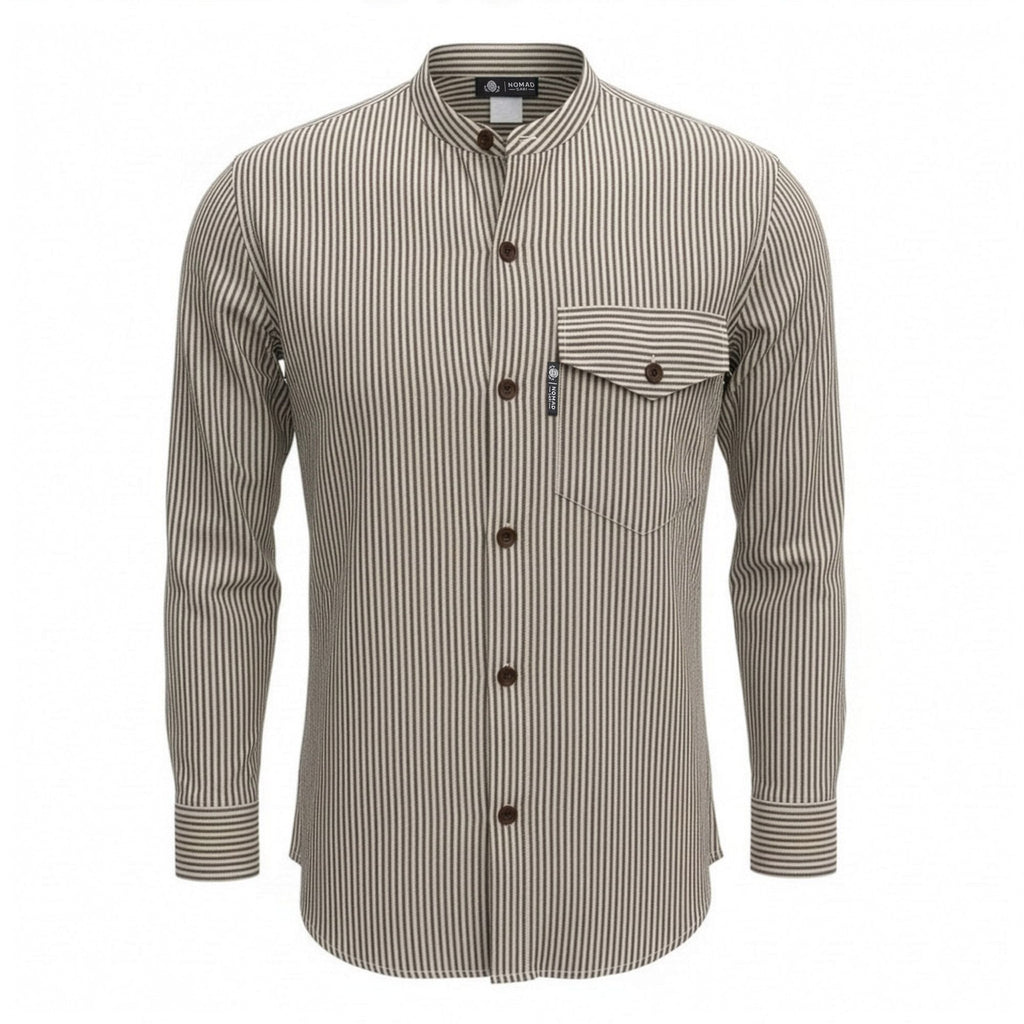Camisa Nomad Sari Grandad - Cinza Pedra - XL