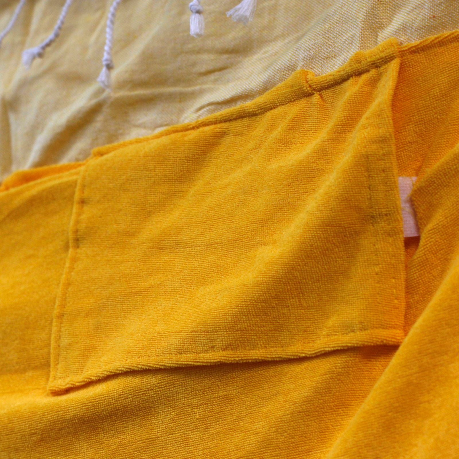 Toalha de Algodão Pareô - 100x180 cm - Amarelo Sol