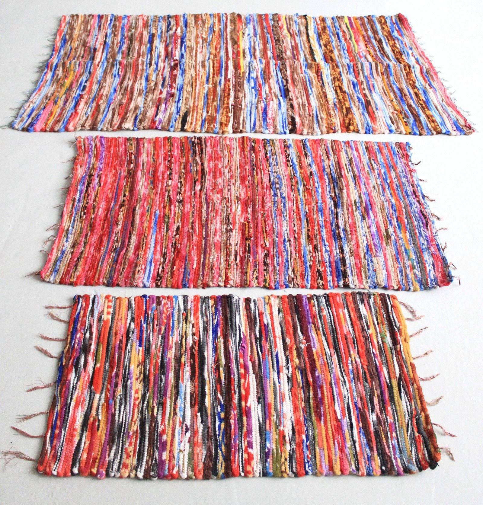 Alfombra de retales tamaño mediano - 128x75cm