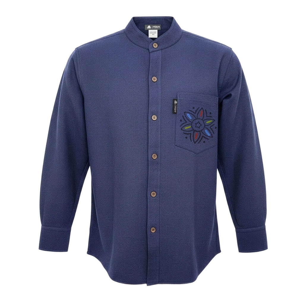 Nomad Sari Kathmandu Hemd – Indigo – Größe L