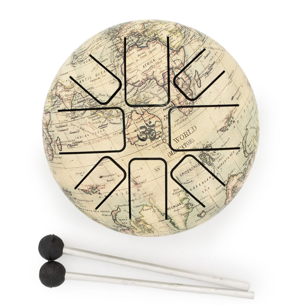 Bajo Medio Hapi Drum Atlas - 14x7 cm