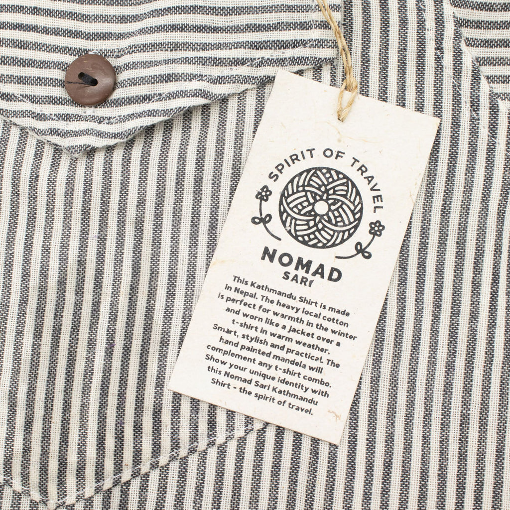 Camisa Nomad Sari Grandad - Cinza Pedra - XL
