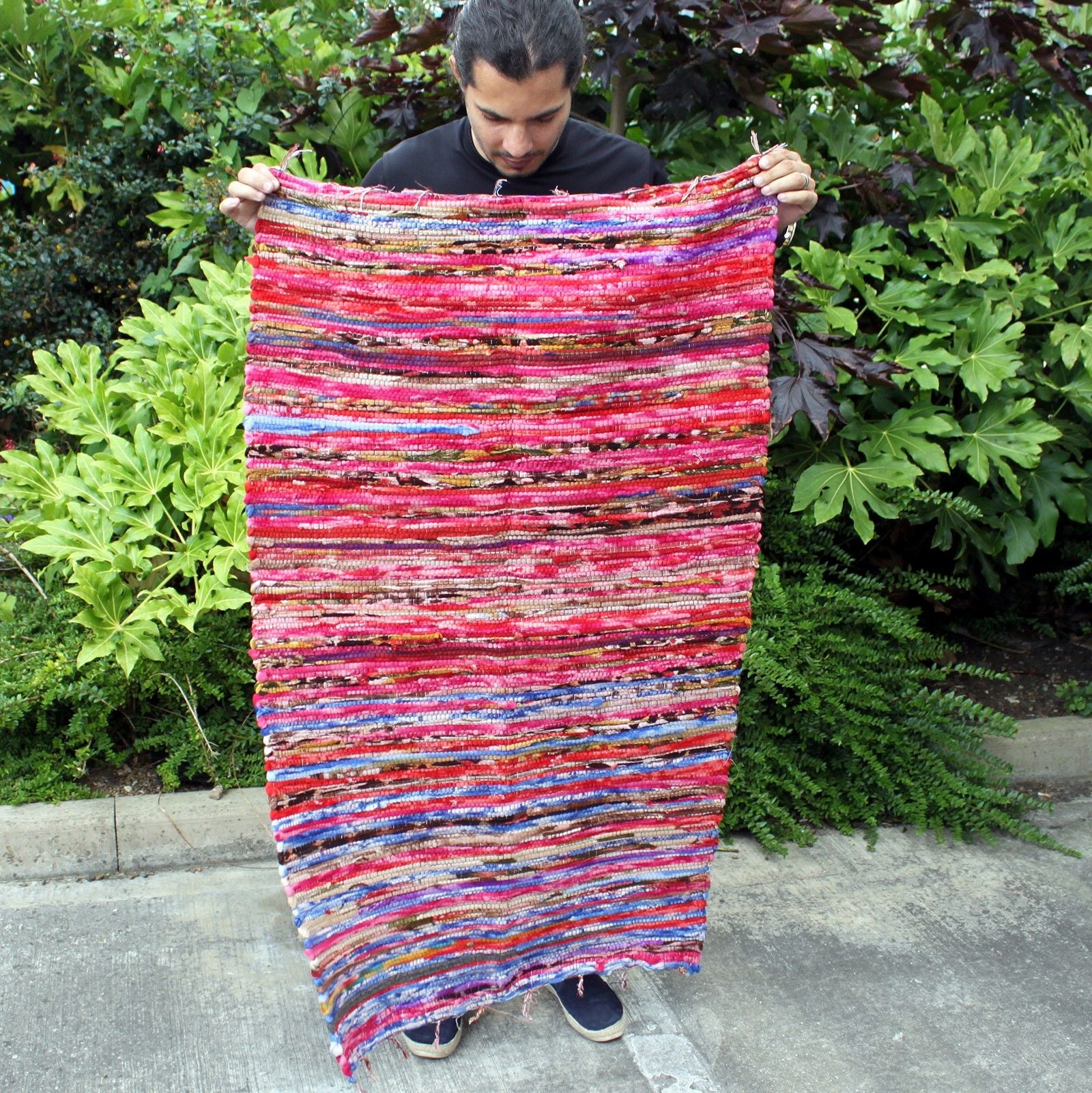 Alfombra de retales tamaño mediano - 128x75cm
